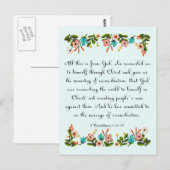 Christelijke inspirerend kunst - 2 Korintiërs 5:18 Briefkaart (Voorkant / Achterkant)