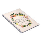 Christelijke inspirerend kunst - Psalm 31:7 Notitieboek (Rechterzijde)