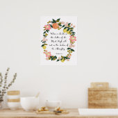 Christelijke inspirerend kunst - Psalm 91:1 Poster (Keuken)