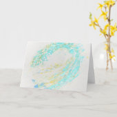 Christelijke inspirerend profetische kunstdrukken kaart (Gele Bloem)