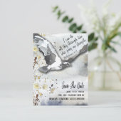 Christelijke Inspirerende Afstudeerdata Reserveren Aankondigingskaart (Staand voorkant)