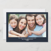 Christelijke Inspirerende Bijbel Kerk Kerstmis Feestdagenkaart (Achterkant)