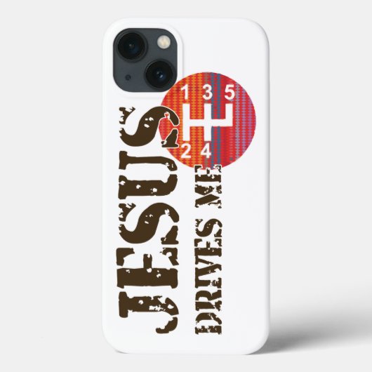 Christelijke iPhone-zaak: Jezus drijft me aan Case-Mate iPhone Case (Achterkant)