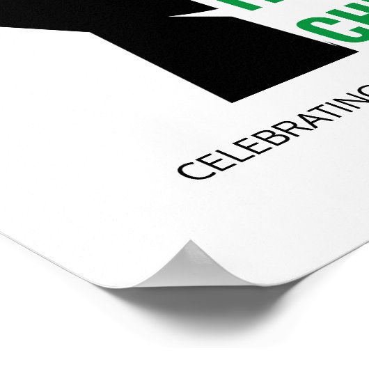 Christelijke JA IK KAN Zwarte Geschiedenis maand Poster (Hoek)