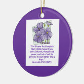 Christelijke Jeremiah 29:11 Keramisch Ornament (Links)