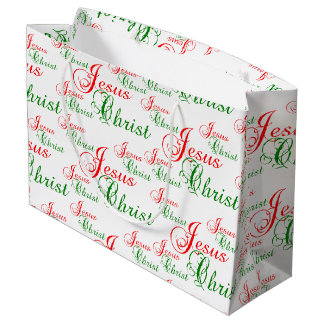 Christelijke JESUS CHRIST Kerstmis Groot Cadeauzakje