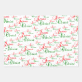 Christelijke JESUS CHRIST Kerstmis Inpakpapier Vel (Voorkant)