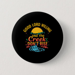 Christelijke Jesus Country Retro Goede Premium Ronde Button 5,7 Cm