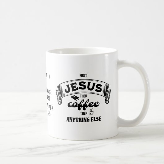 Christelijke JESUS EN KOFFIE Koffiemok (Rechts)