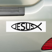 CHRISTELIJKE JESUS FISH STICKER (Op auto)
