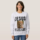 Christelijke JESUS, GEEN BABY, LION JUDAH Trui (Voorkant volledig)
