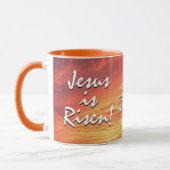 Christelijke JESUS IS RISEN Pasen Mok (Links)
