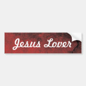 Christelijke Jesus Lover Bumpersticker (Voorkant)