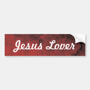 Christelijke Jesus Lover Bumpersticker