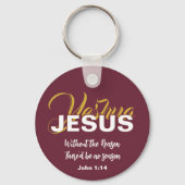 Christelijke JESUS REASON SEASON Kerstmis Sleutelhanger (Voorkant)
