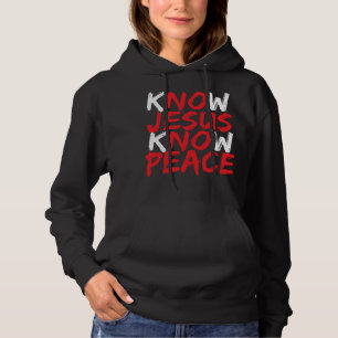 Christelijke Jezus Bijbelse Schrift kent Jezus K Hoodie
