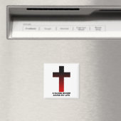 Christelijke Jezus Bloeddonor Heeft Mijn Leven Ger Magneet (Insitu (Vaatwasser))