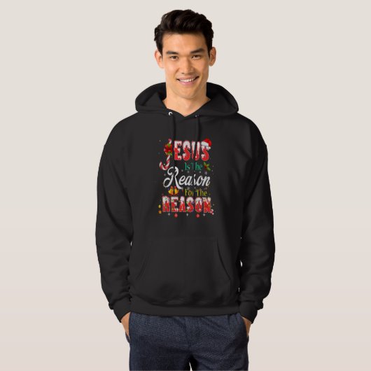 Christelijke Jezus De reden waarom kerststinkend g Hoodie (Voorkant volledig)
