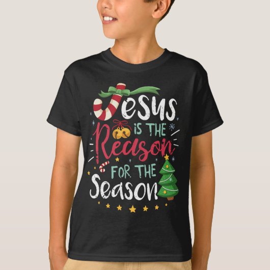 Christelijke Jezus De reden waarom kerststinkend g T-shirt (Voorkant)