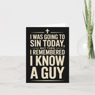 Christelijke Jezus geloof humor Bijbel gelovige Kaart