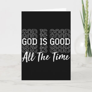 Christelijke Jezus God Is Goed Altijd Religieus Kaart