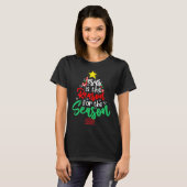 Christelijke Jezus is de reden voor de kerstboom T-shirt (Voorkant volledig)