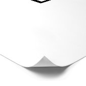 Christelijke Jezus is mijn sterke muur kunst Poster (Hoek)