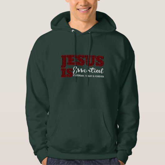 Christelijke Jezus is onmisbaar voor stut Hoodie (Voorkant)