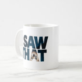 Christelijke Jezus kijkt naar je, Jezus, dat heb i Koffiemok (Voorkant links)