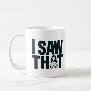 Christelijke Jezus kijkt naar je, Jezus, dat heb i Koffiemok