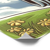 Christelijke Jezus kijkt naar je, Jezus, dat heb i Poster (Hoek)