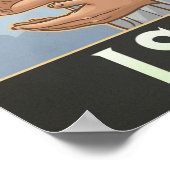 Christelijke Jezus kijkt naar je, Jezus, dat heb i Poster (Hoek)