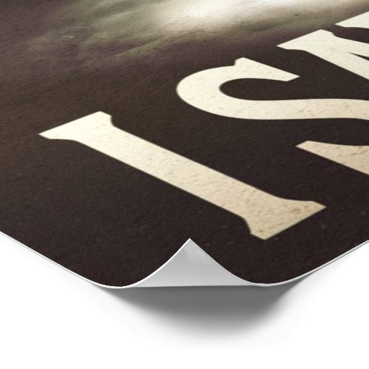 Christelijke Jezus kijkt naar je, Jezus, dat heb i Poster (Hoek)