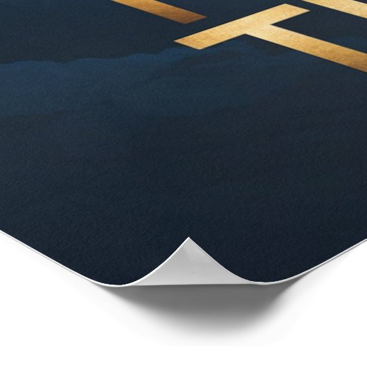 Christelijke Jezus kijkt naar je, Jezus, dat heb i Poster (Hoek)