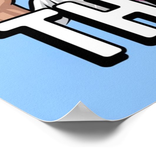 Christelijke Jezus kijkt naar je, Jezus, dat heb i Poster (Hoek)