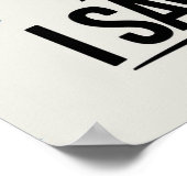 Christelijke Jezus kijkt naar je, Jezus, dat heb i Poster (Hoek)