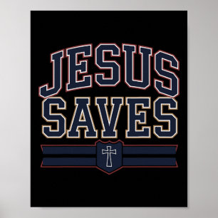 Christelijke Jezus Redt Bro Hockey Jeugd Jongen Ji Poster