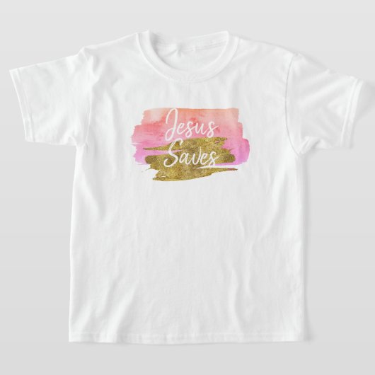 Christelijke Jezus Saves T-shirt (Laagn)