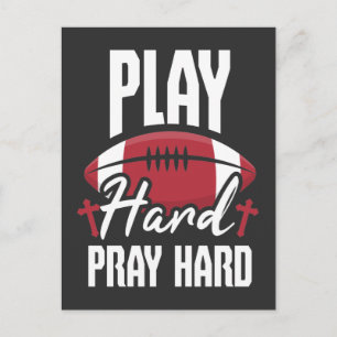 Christelijke Jezus Sport, speler van het Amerikaan Briefkaart