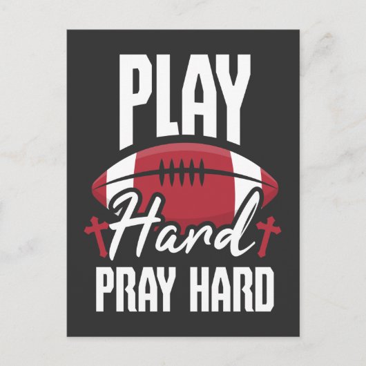 Christelijke Jezus Sport, speler van het Amerikaan Briefkaart (Voorkant)