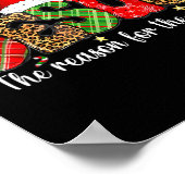 Christelijke Jezus The Reason Xmas Holiday Seizoen Poster (Hoek)