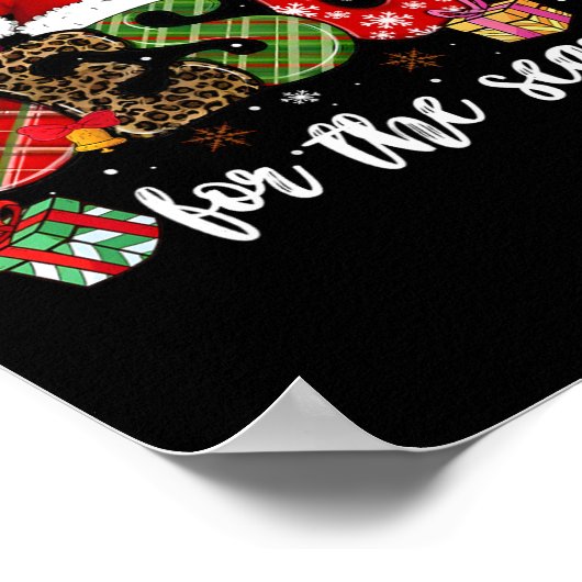 Christelijke Jezus The Reason Xmas Holiday Seizoen Poster (Hoek)