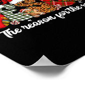 Christelijke Jezus The Reason Xmas Holiday Seizoen Poster (Hoek)