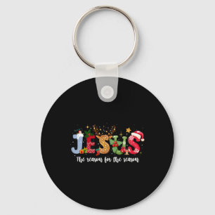 Christelijke Jezus The Reason Xmas Holiday Seizoen Sleutelhanger