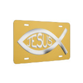 Christelijke Jezus Vis Nummerplaat (Rechts)