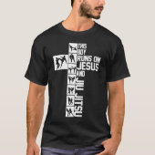 Christelijke jiu jitsu deze jongen loopt op jesus t-shirt (Voorkant)