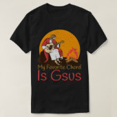 Christelijke Joke Mijn favoriete akkoord is Gsus C T-shirt (Design voorkant)