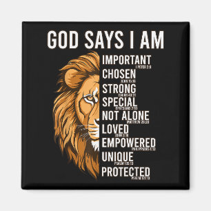 Christelijke Jongens God Zegt Dat Ik Een Peuter Je Magneet