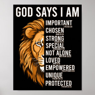 Christelijke Jongens God Zegt Dat Ik Een Peuter Je Poster