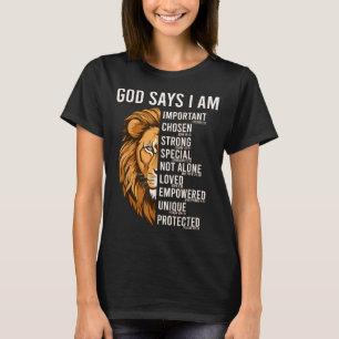 Christelijke Jongens God Zegt Dat Ik Een Peuter Je T-shirt